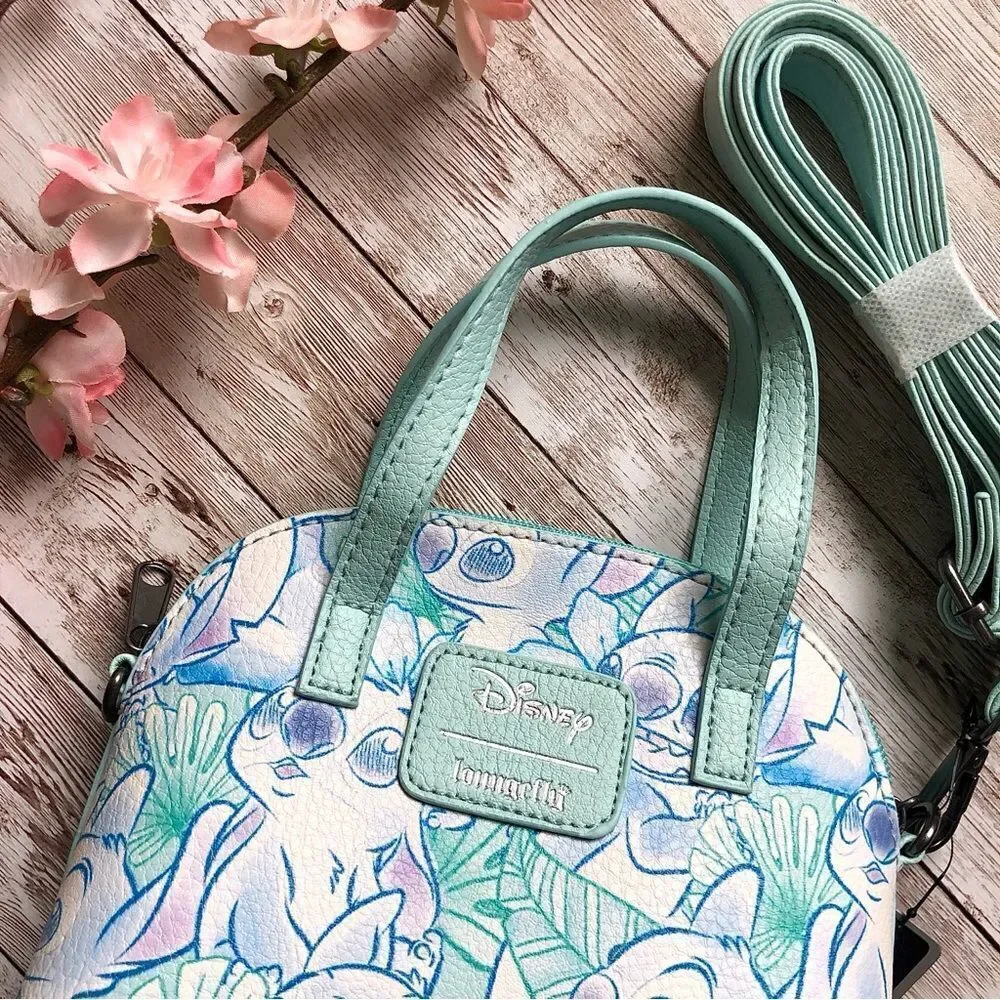 Loungefly Disney Lilo & Stitch Sketch Mini Dome Crossbody Purse